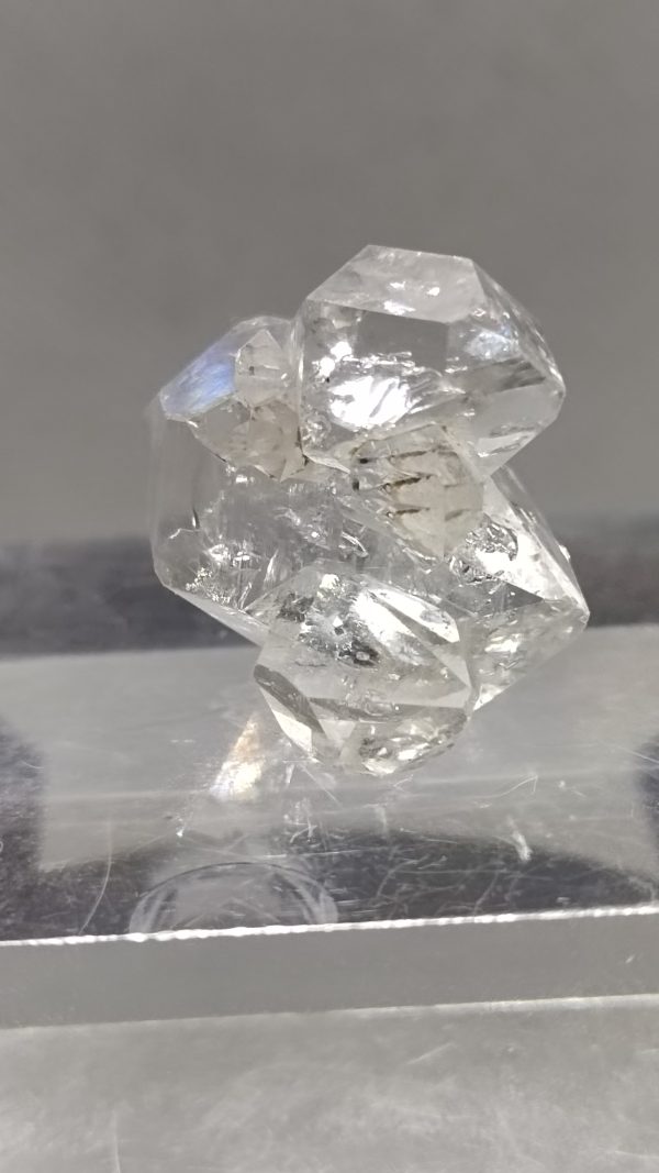 very nice piece of like Herkimer diamond quartz with good luster double terminated - Image 3