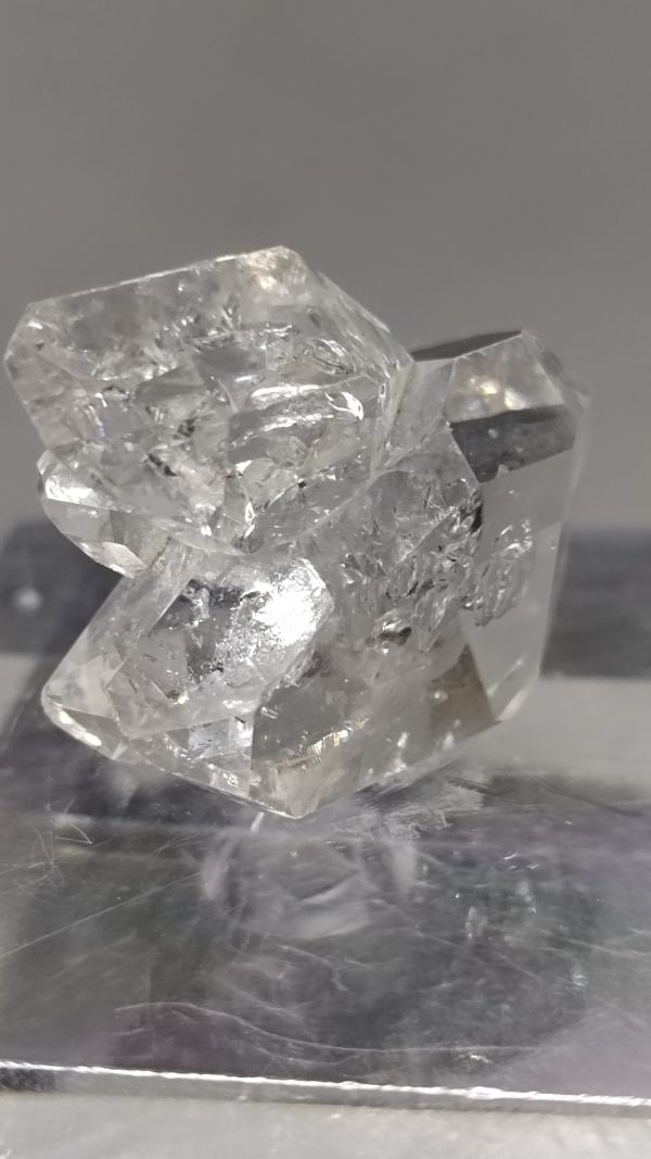 very nice piece of like Herkimer diamond quartz with good luster double terminated - Image 6