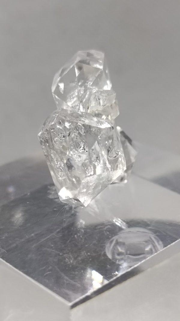 very nice piece of like Herkimer diamond quartz with good luster double terminated - Image 8