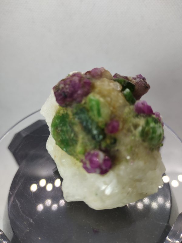 Ruby with green and mother rock